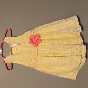 Cherokee Yellow Lace Dress 5T